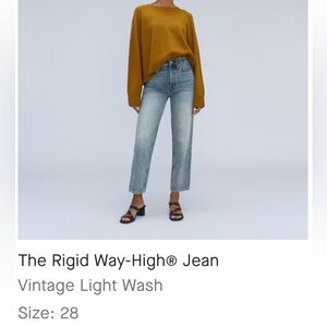 Everlane 90s way-high jean in 28 long